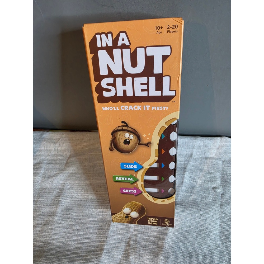 In A Nutshell Trivia Word Game Confident Games Family Party Game 2-20 Players